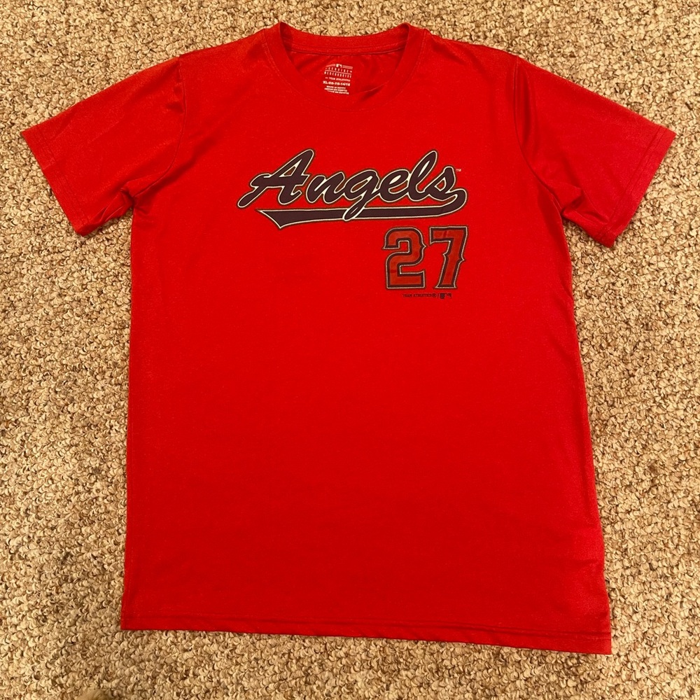 Mike Trout 27 Angels Shirt